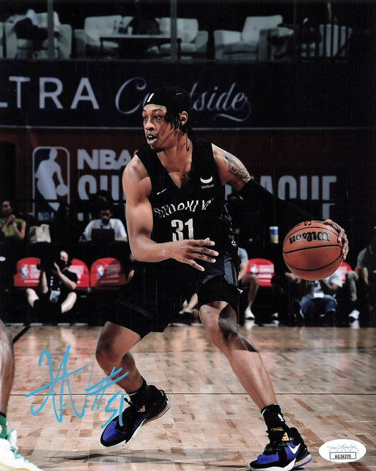 Alondes Williams signed 8x10 photo JSA Brooklyn Nets Autographed