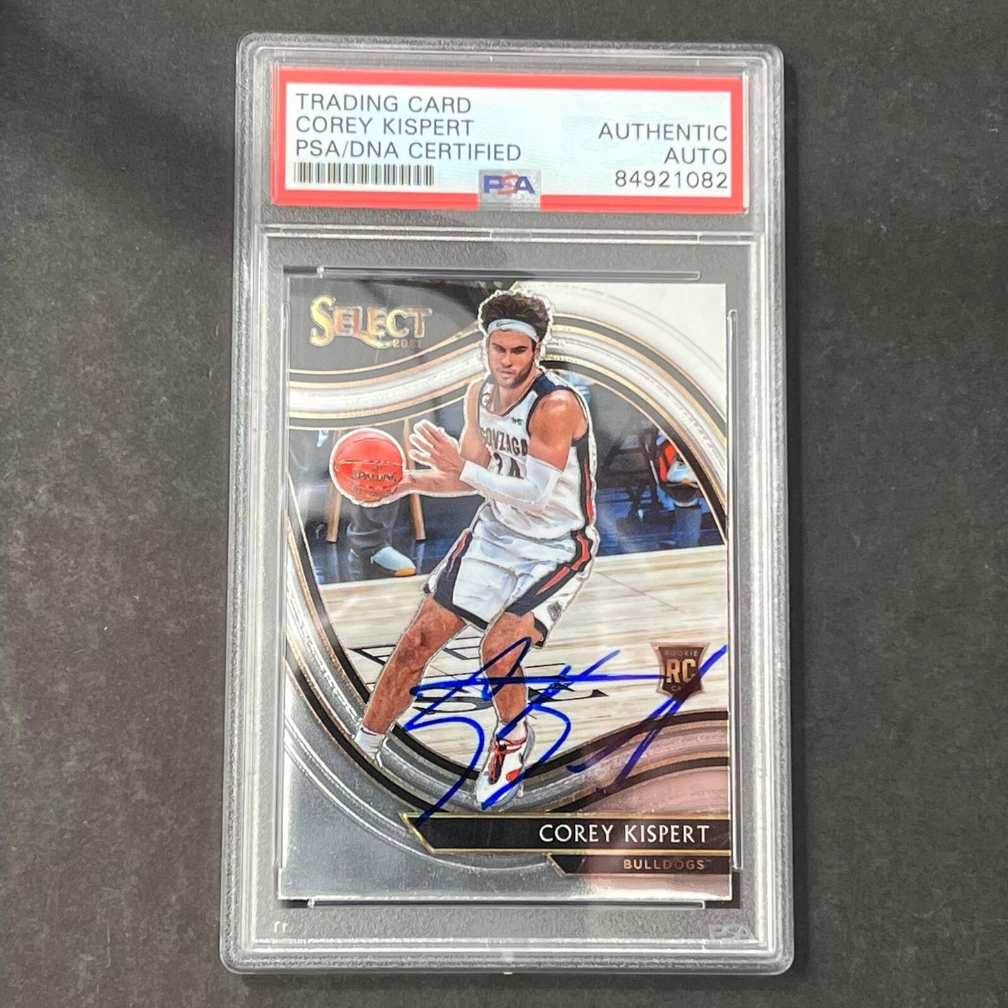 2021 Panini Chronicles Select Draft Day #283 COREY KISPERT Signed Card AUTO PSA
