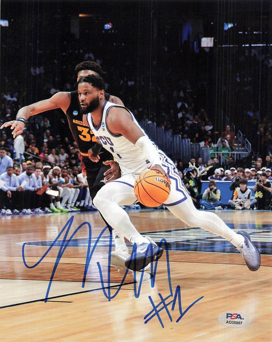 Mike Miles Jr. Signed 8x10 photo PSA/DNA TCU Horned Frogs Autographed