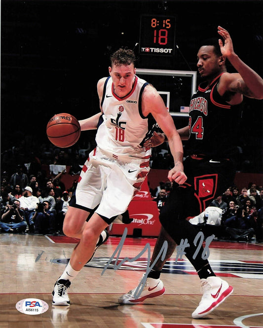 ANZEJS PASECNIKS signed 8x10 photo PSA/DNA Washington Wizards Autographed