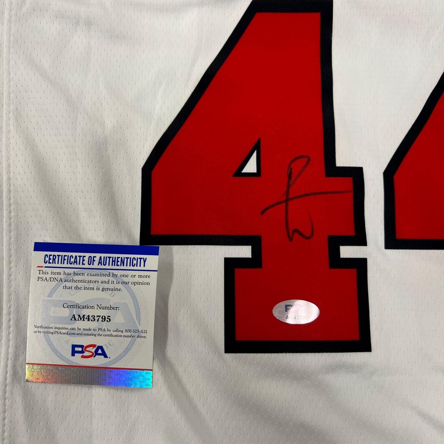 Patrick Williams signed jersey PSA/DNA Chicago Bulls Autographed