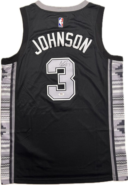 Keldon Johnson signed jersey PSA San Antonio Spurs Autographed