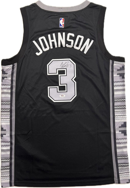 Keldon Johnson signed jersey PSA San Antonio Spurs Autographed