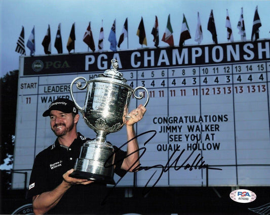 JIMMY WALKER signed 8x10 photo PSA/DNA Autographed Golf