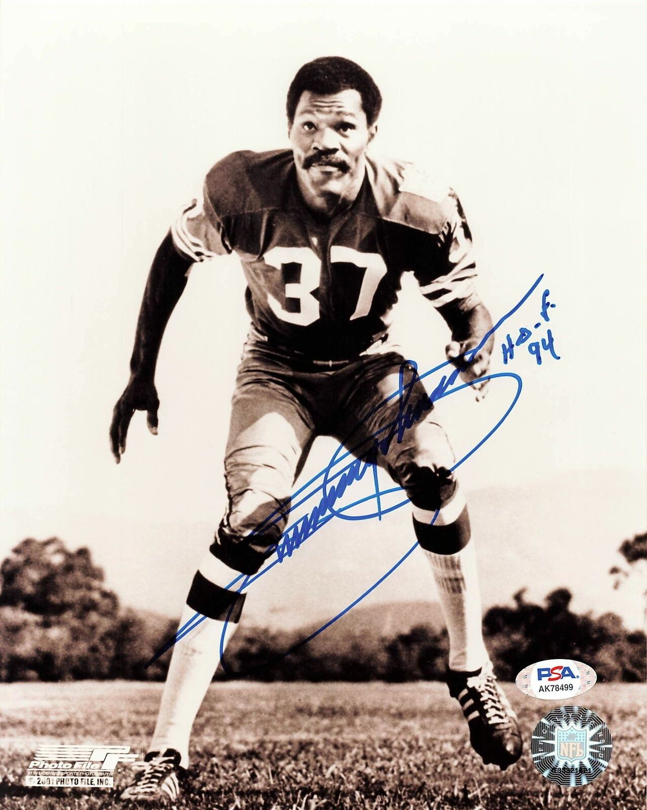 JIMMY JOHNSON signed 8x10 photo PSA/DNA San Francisco 49ers Autographed