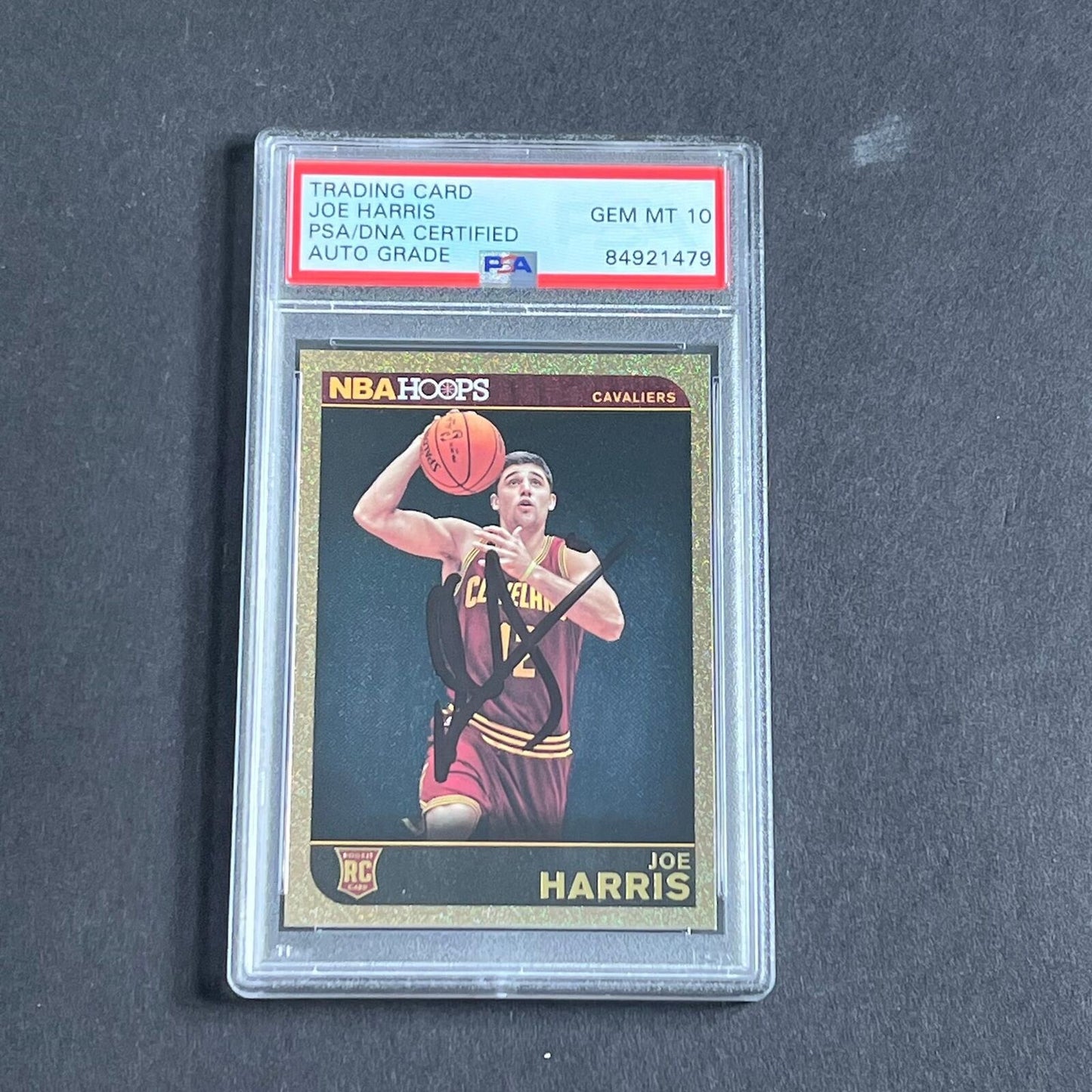 2014-15 Panini NBA Hoops #287 Joe Harris Signed Card AUTO Grade 10 PSA Slabbed R