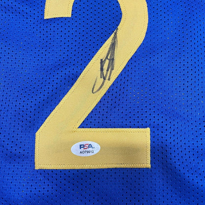 Brandin Podziemski signed jersey PSA/DNA Golden State Warriors Autographed