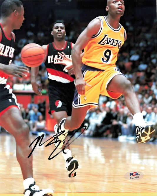 NICK VAN EXEL signed 8x10 photo PSA/DNA Los Angeles Lakers Autographed