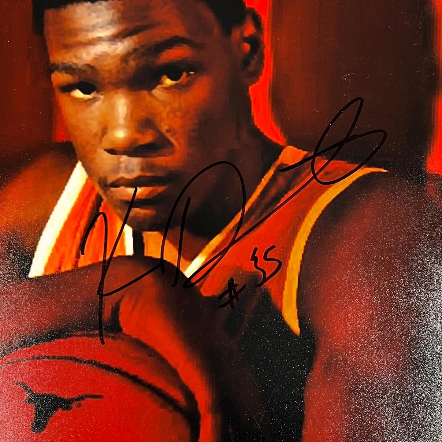 Kevin Durant signed 11x14 photo PSA Texas Longhorns Autographed Suns