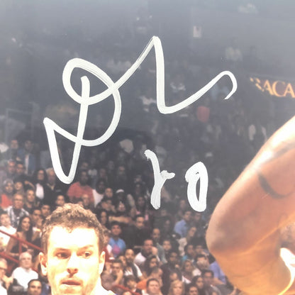 David Lee signed 11x14 photo PSA/DNA Golden State Warriors Autographed