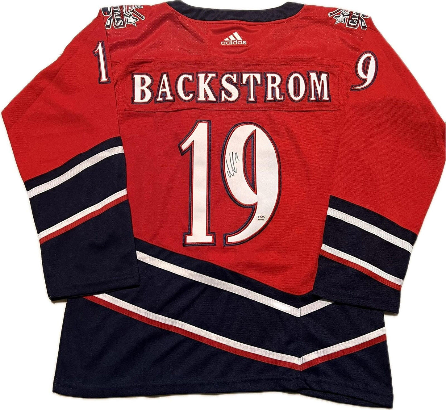 Nicklas Backstrom Signed Jersey PSA/DNA Washington Capitals Autographed