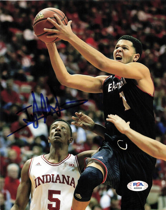 Tyler Harvey signed 8x10 photo PSA/DNA Eastern Washington Eagles Autographed