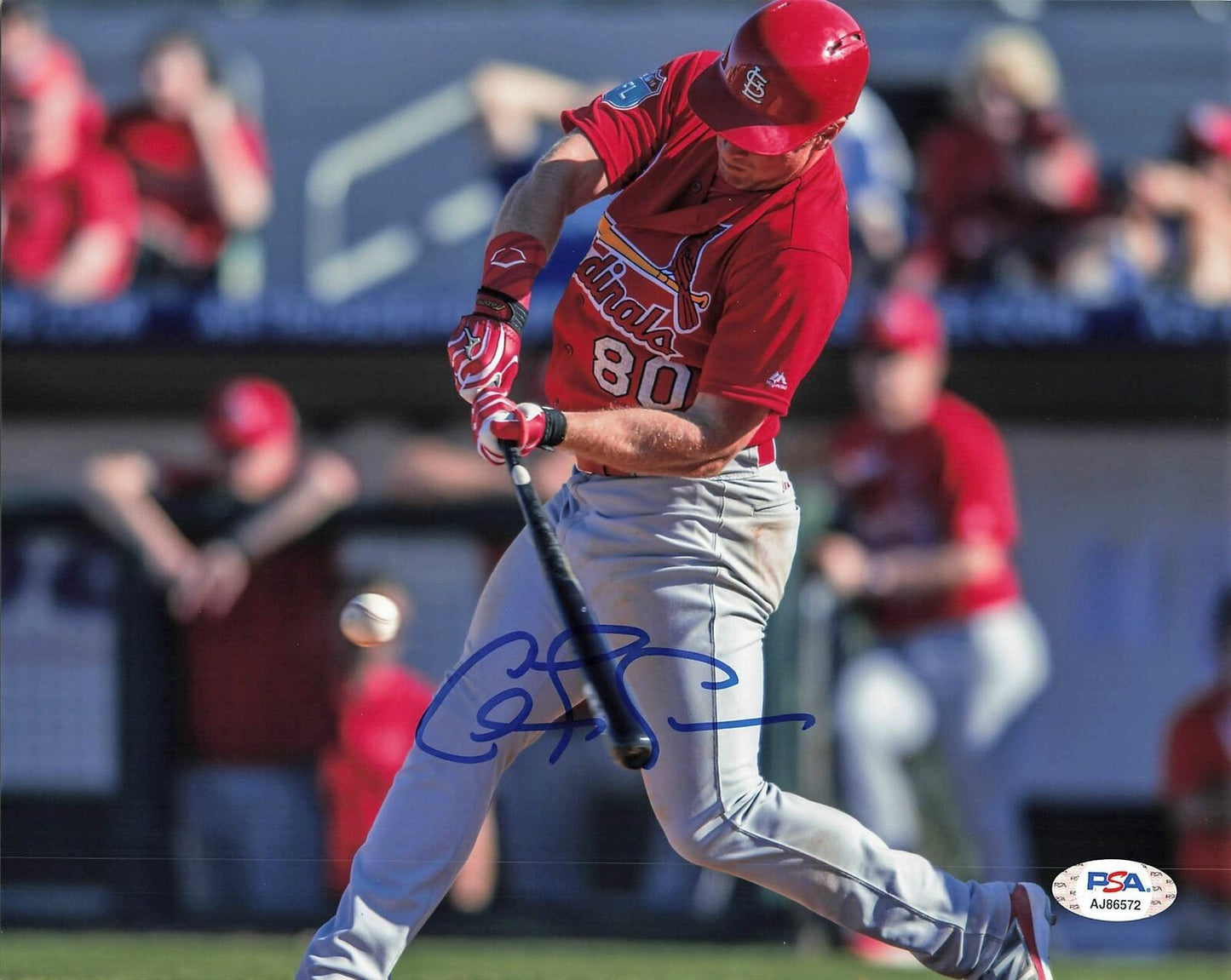 CHARLIE TILSON signed 8x10 photo PSA/DNA St. Louis Cardinals Autographed