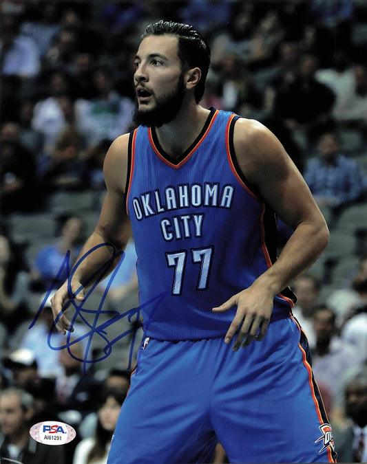 JOFFREY LAUVERGNE signed 8x10 photo PSA/DNA Oklahoma City Thunder Autographed