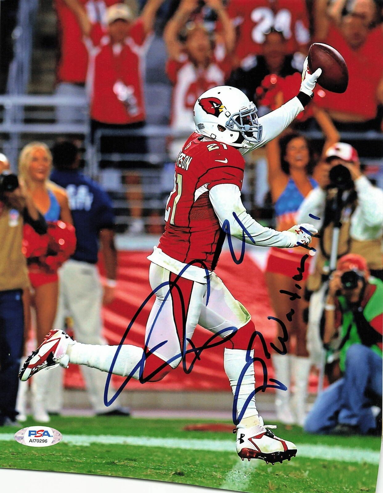 Patrick Peterson signed 8x10 photo PSA/DNA Arizona Cardinals Autographed