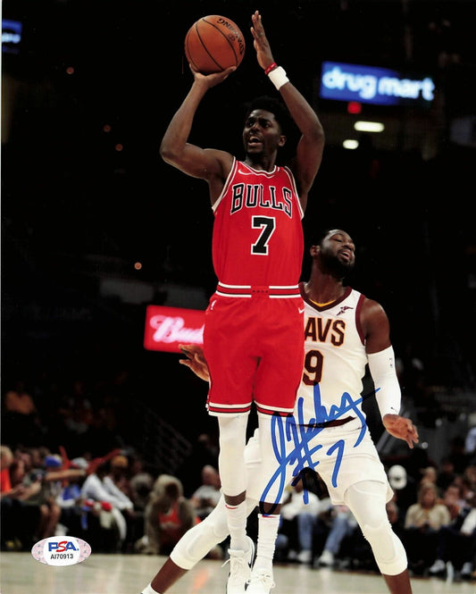 Justin Holiday signed 8x10 photo PSA/DNA Chicago Bulls Autographed