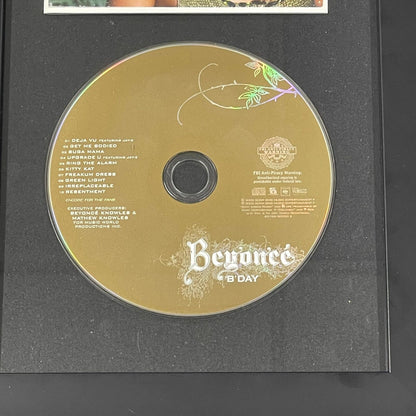 Beyonce Knowles Signed CD Cover Framed PSA/DNA Autographed B Day