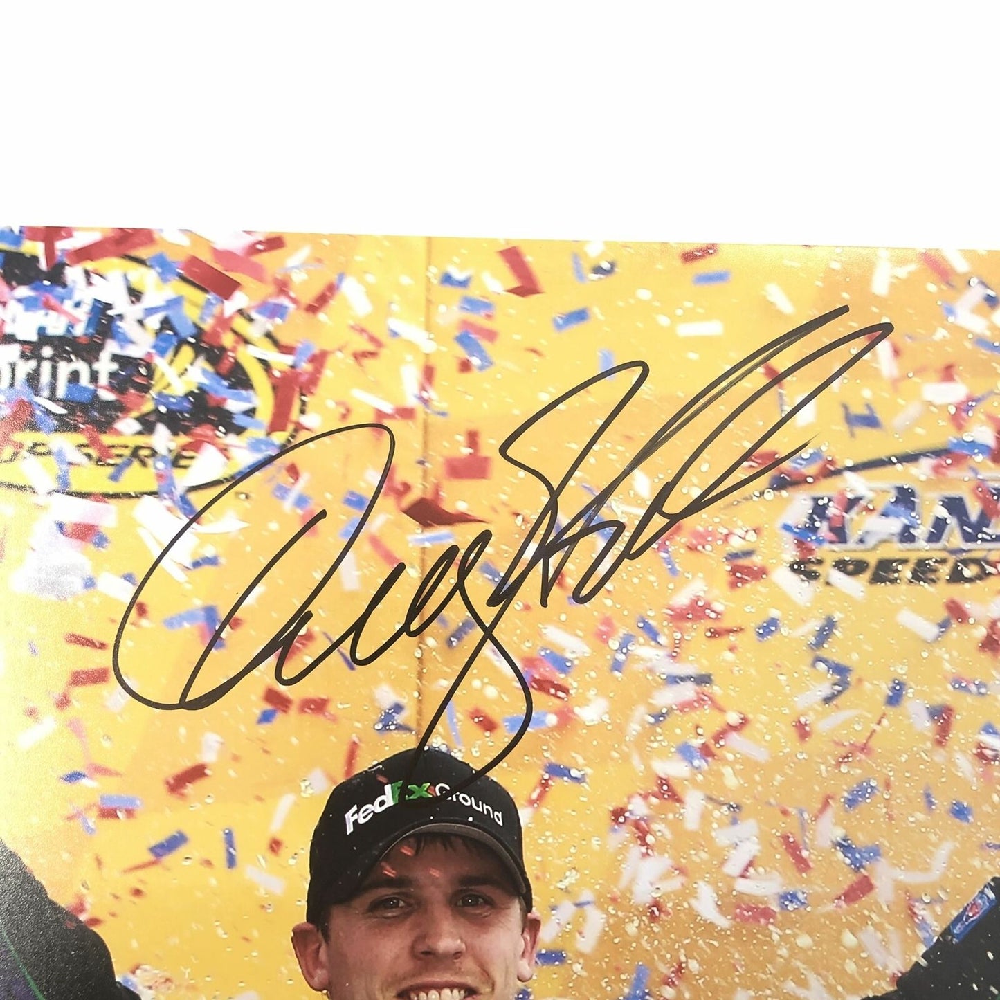 Denny Hamlin Signed 11x14 Photo PSA/DNA Autographed NASCAR