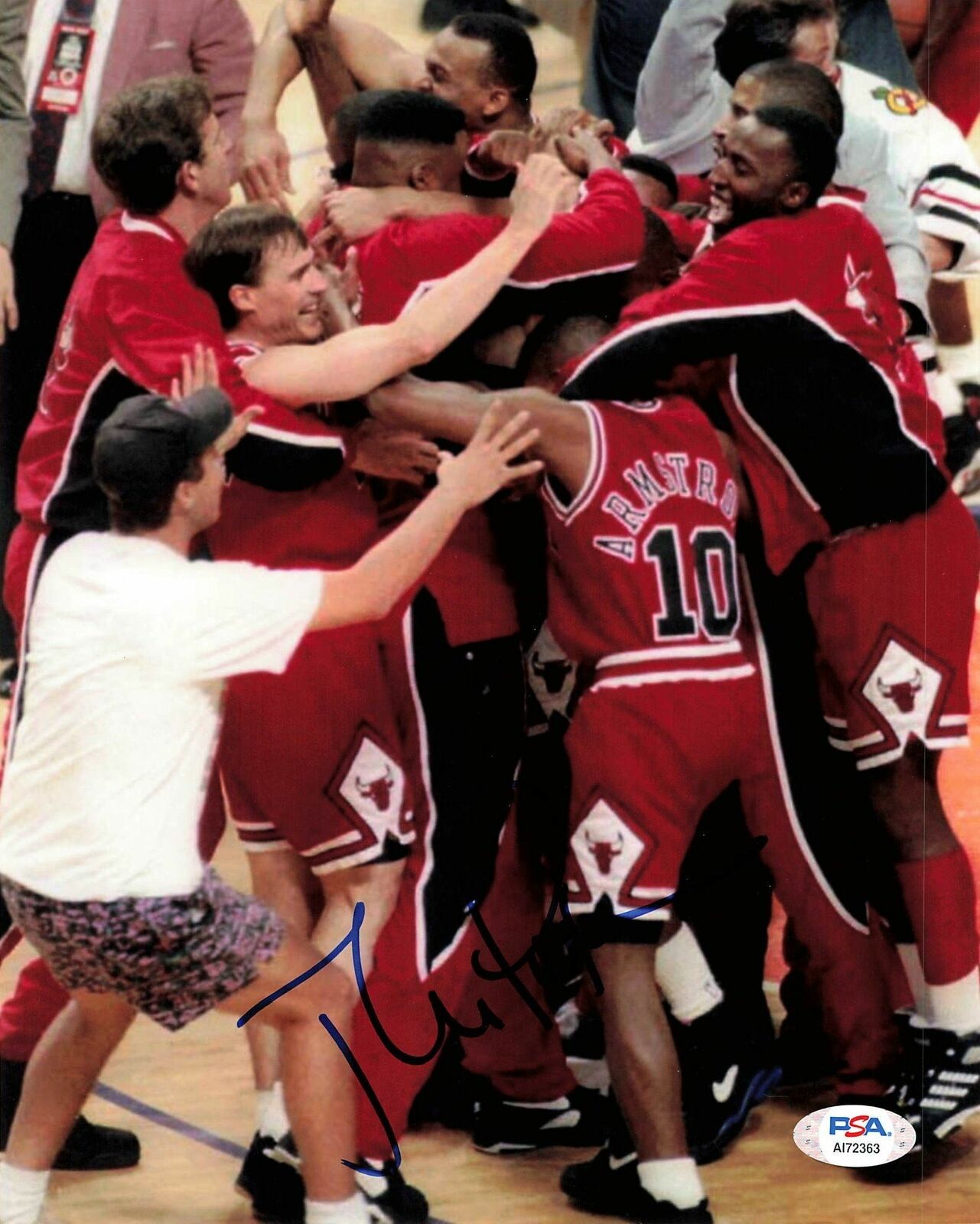 John Paxson signed 8x10 photo PSA/DNA Chicago Bulls Autographed