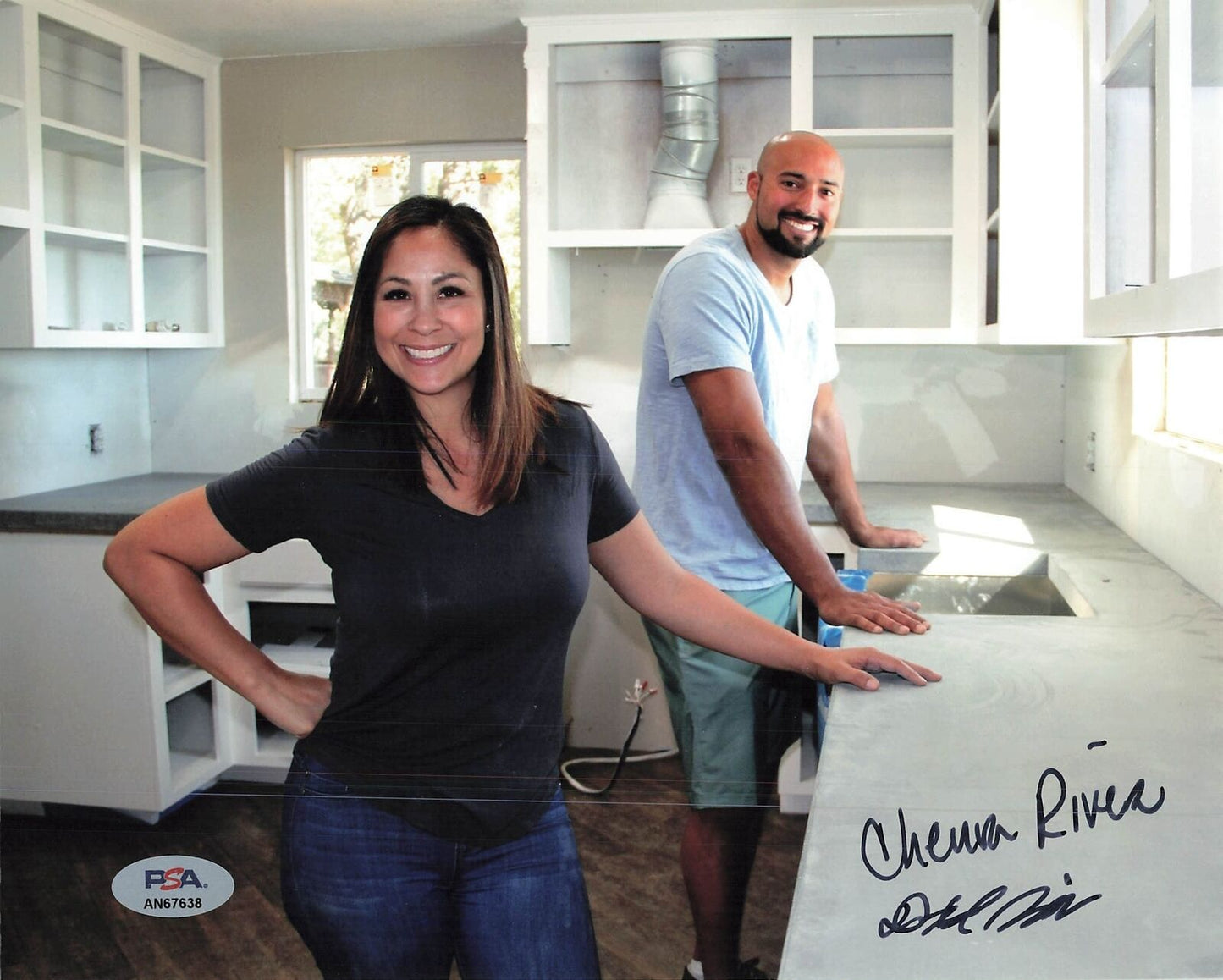 David and Chenoa Rivera signed 8x10 photo PSA/DNA Autographed