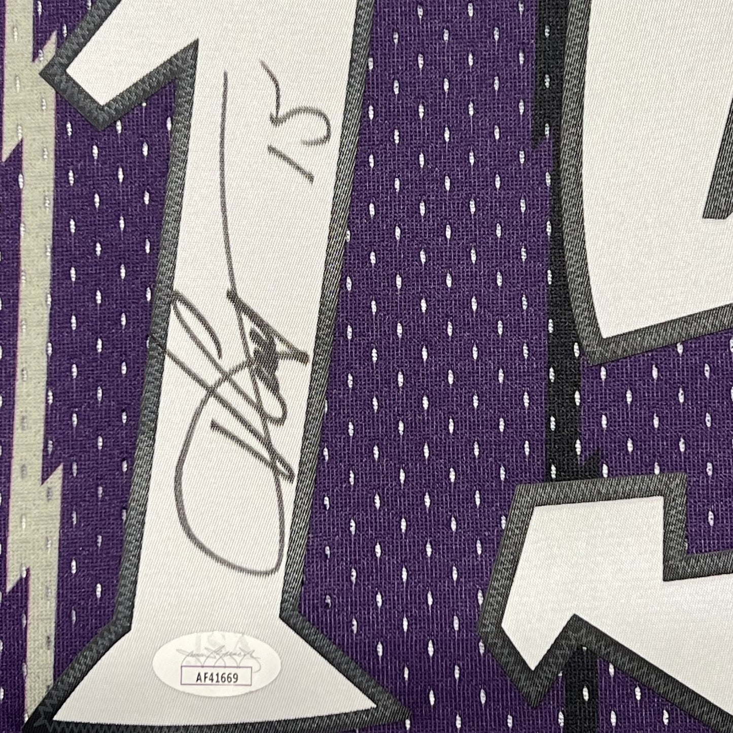 Vince Carter Signed Jersey JSA Toronto Raptors Autographed