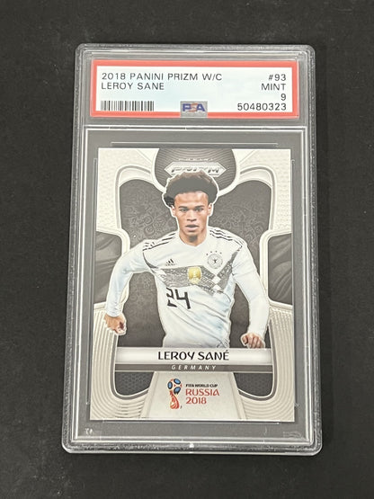 2018 Panini Prizm World Cup #93 Leroy Sane PSA 9