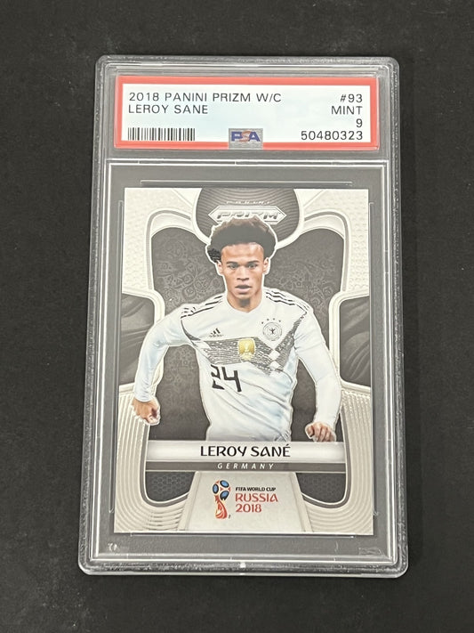 2018 Panini Prizm World Cup #93 Leroy Sane PSA 9