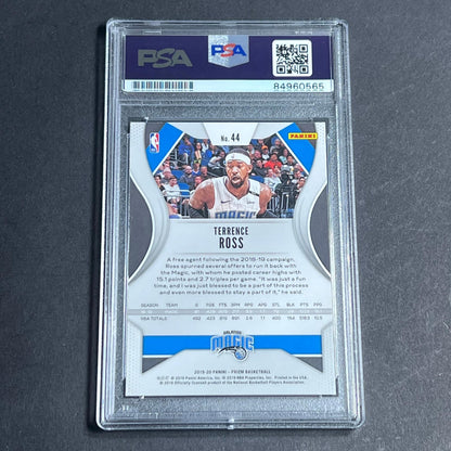 2019-20 Panini Prizm #44 Terrence Ross Signed Card AUTO PSA Slabbed Magic