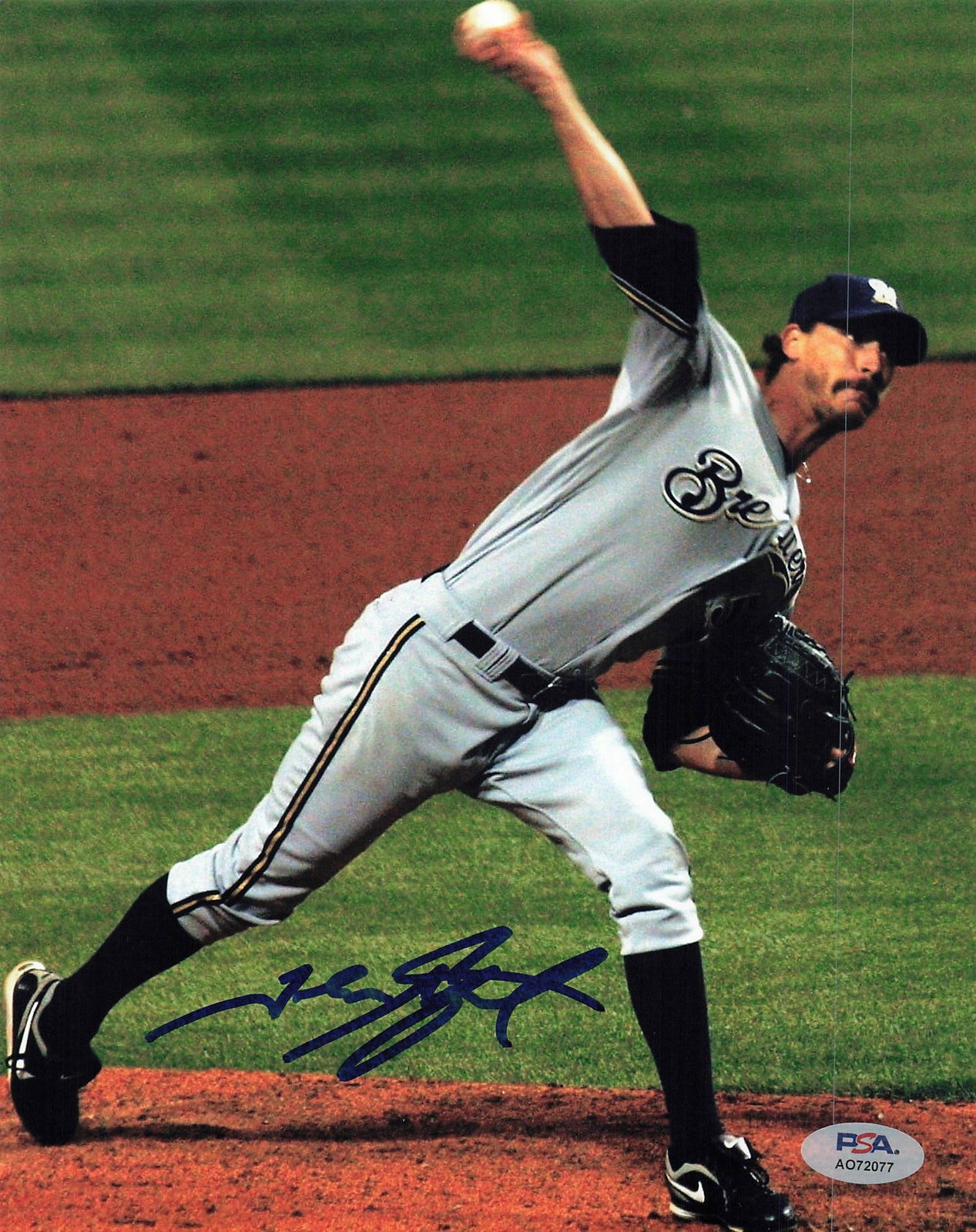 John Axford Signed 8x10 Photo Milwaukee Brewers