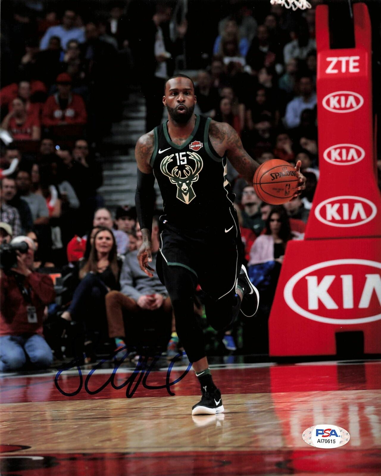 Shabazz Muhammad signed 8x10 photo PSA/DNA Milwaukee Bucks Autographed