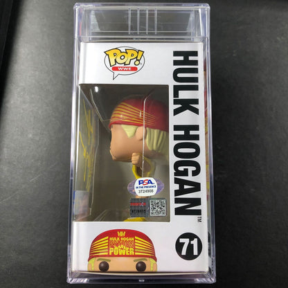 Hulk Hogan Signed Funko Pop #71 PSA/DNA Encapsulated Autographed WWE Tristar