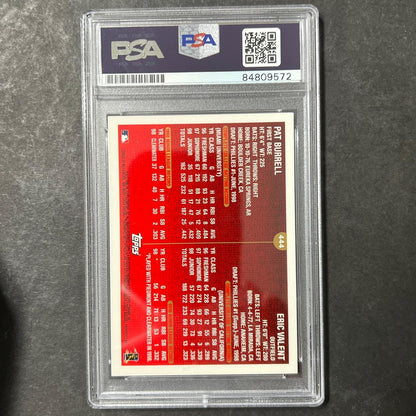 1998 Topps #444 Pat Burrell Signed Card PSA Slabbed Auto  RC Phillies
