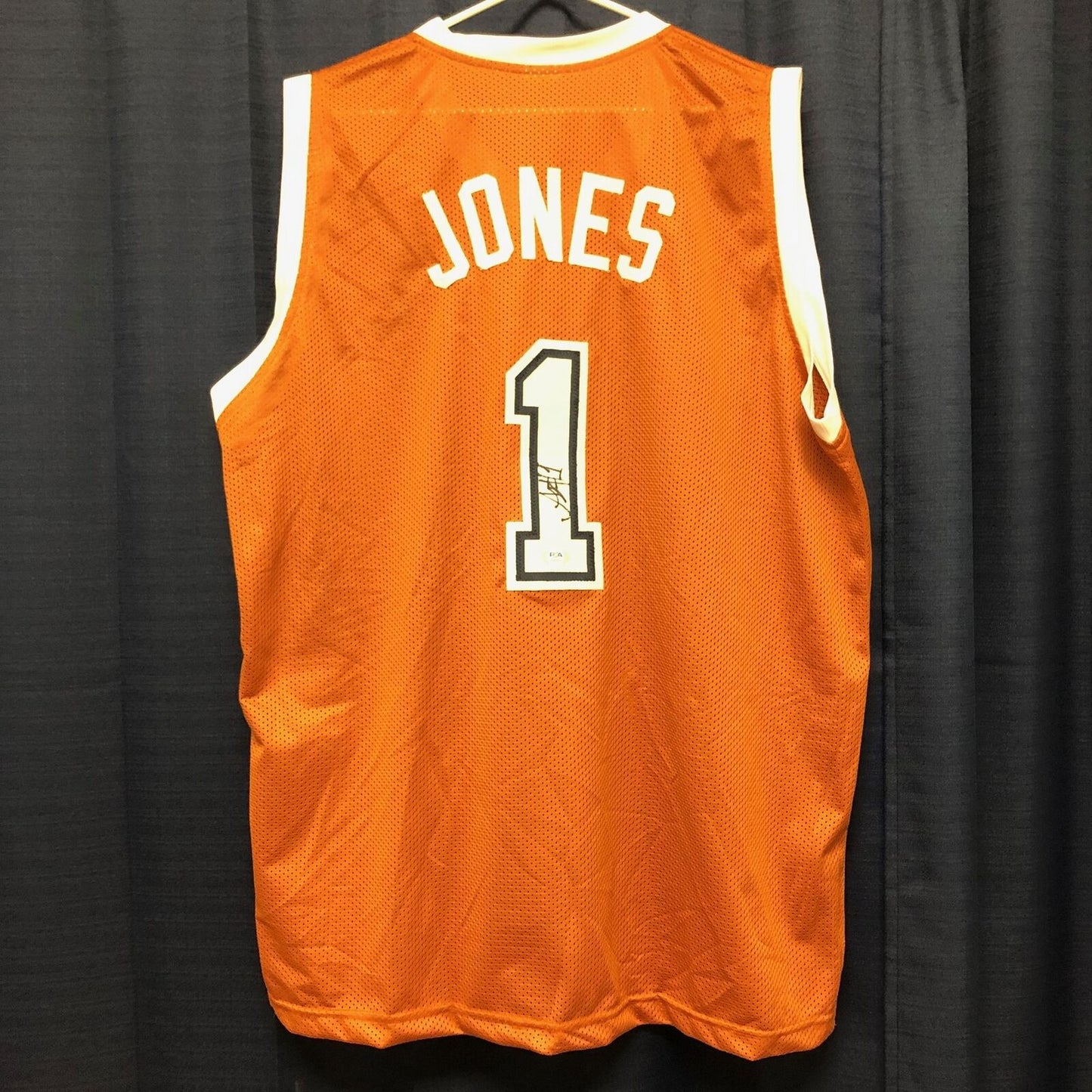 Andrew Jones signed Jersey PSA/DNA Texas Longhorns Autographed