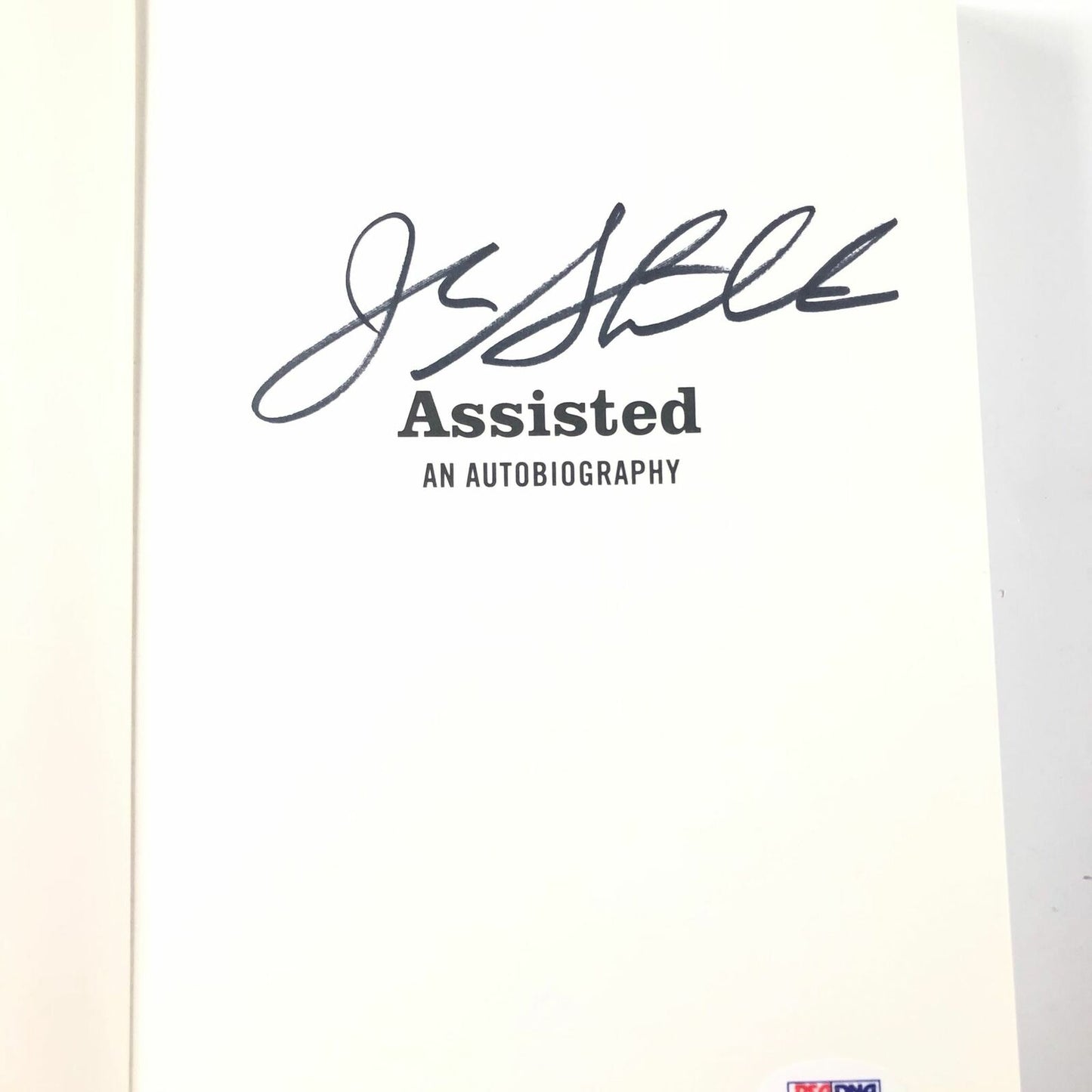 John Stockton Signed Book PSA/DNA Autographed Assisted Autobiography Utah Jazz