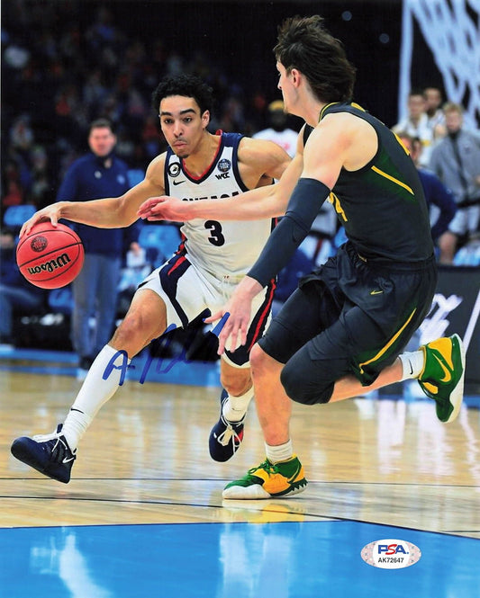 ANDREW NEMBHARD signed 8x10 photo PSA/DNA Gonzaga Bulldogs Autographed