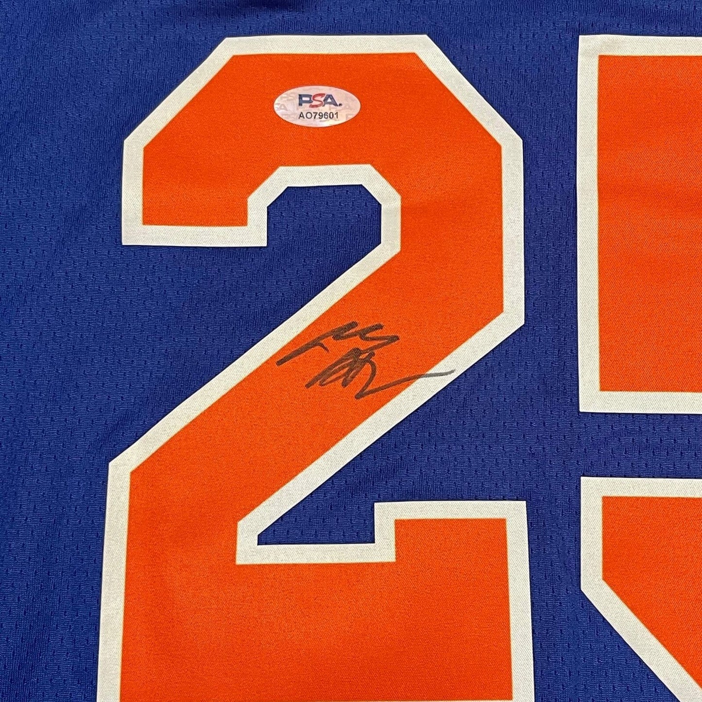 Mikal Bridges signed jersey PSA/DNA New York Knicks Autographed