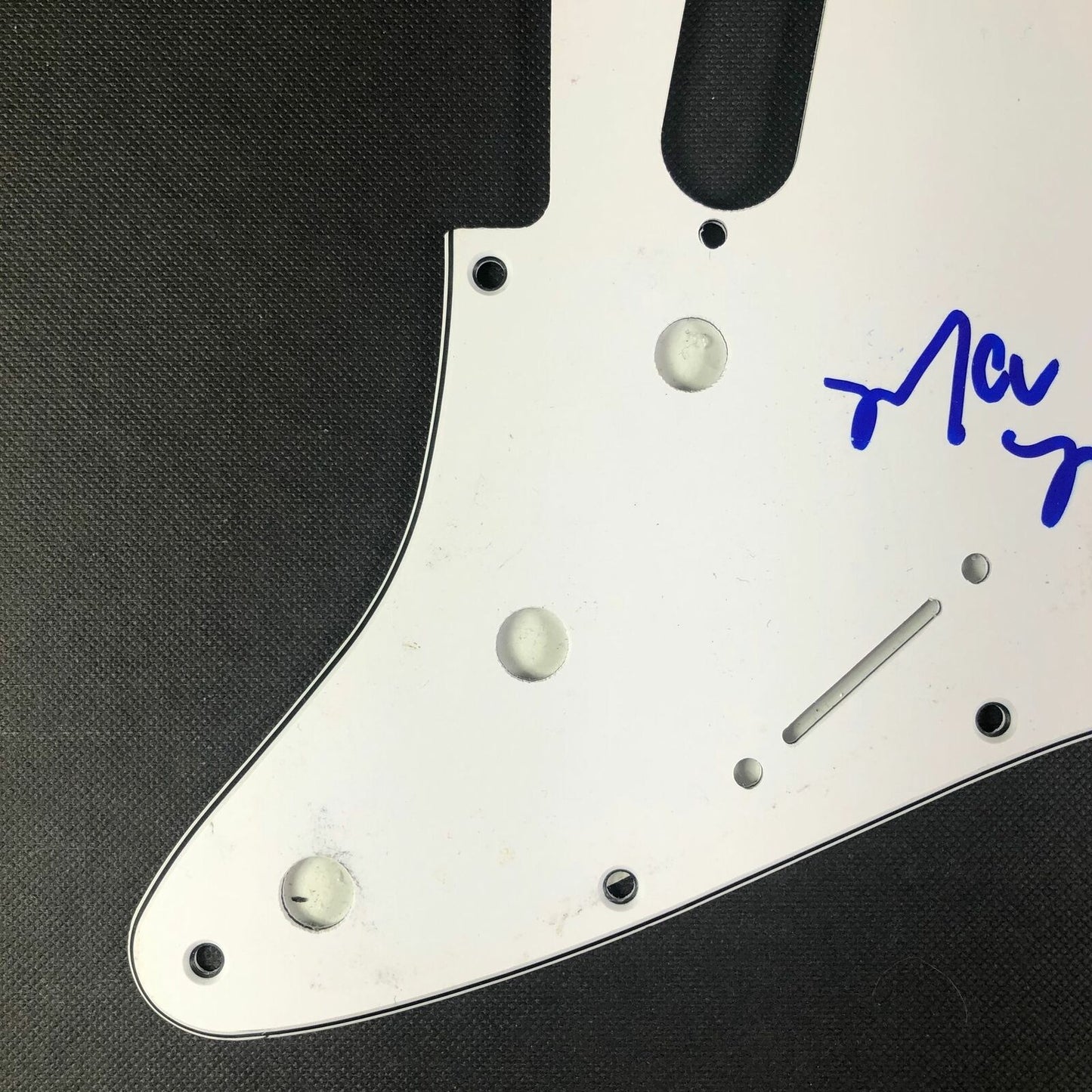 Mac McAnally Signed Pickguard PSA/DNA Autographed Coral Reefer