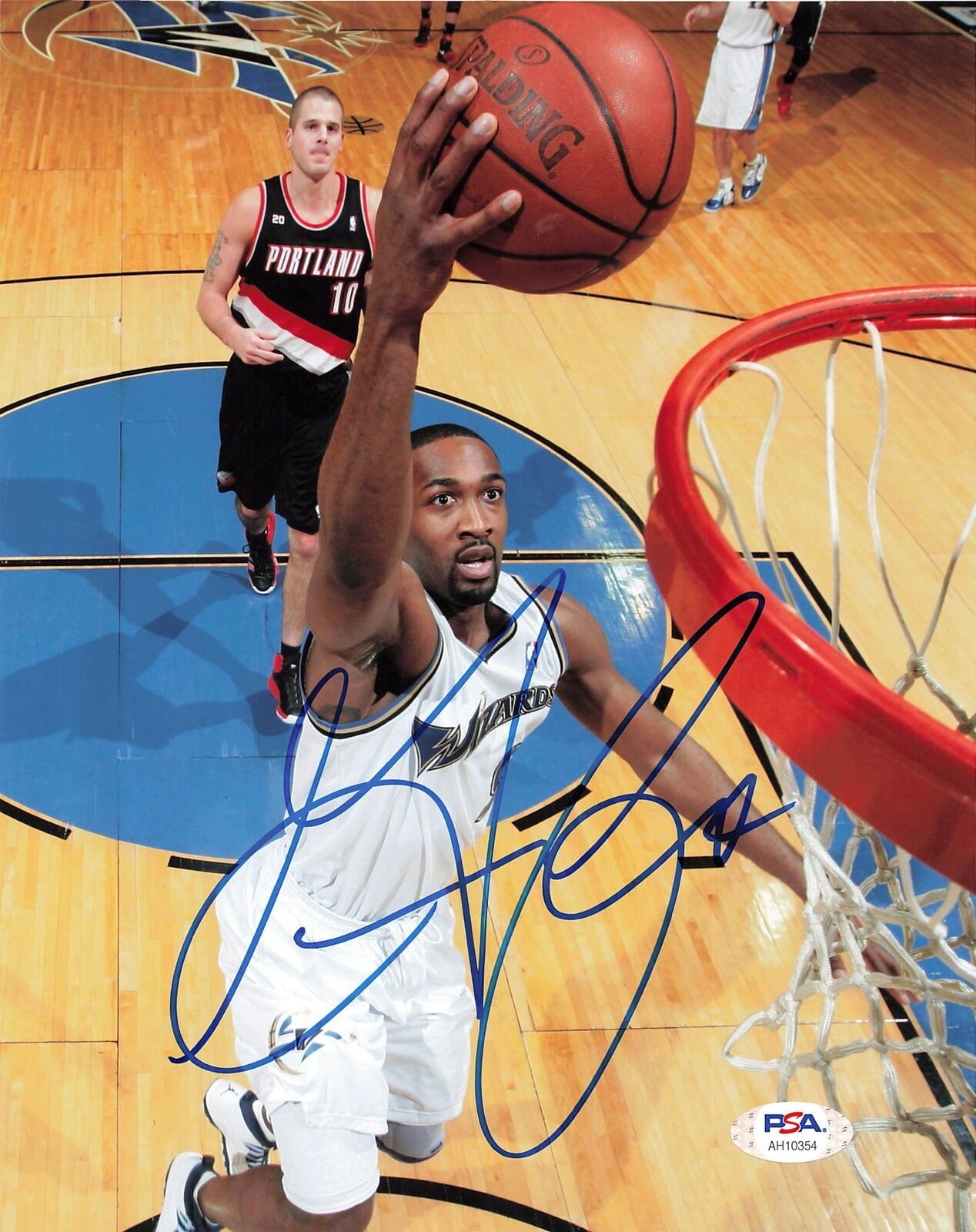 Gilbert Arenas signed 8x10 photo PSA/DNA Washington Wizards Autographed