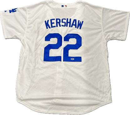 Clayton Kershaw Signed Jersey PSA/DNA Los Angeles Dodgers Autographed