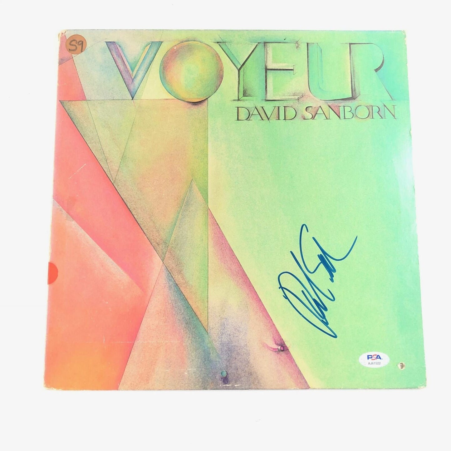 DAVID SANBORN signed Voyeur Vinyl PSA/DNA Album Autographed