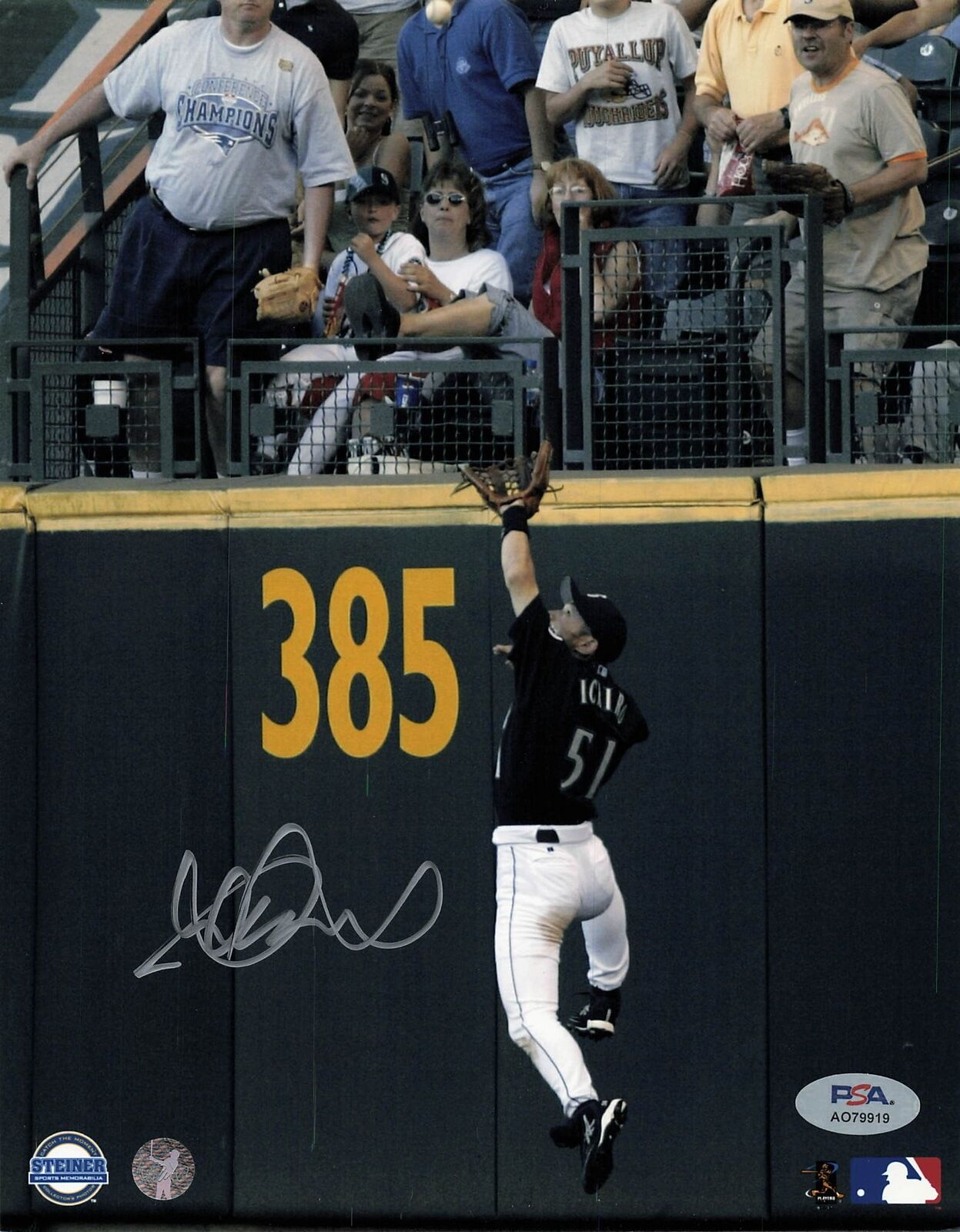 Ichiro Suzuki signed 8x10 photo PSA/DNA Seattle Mariners