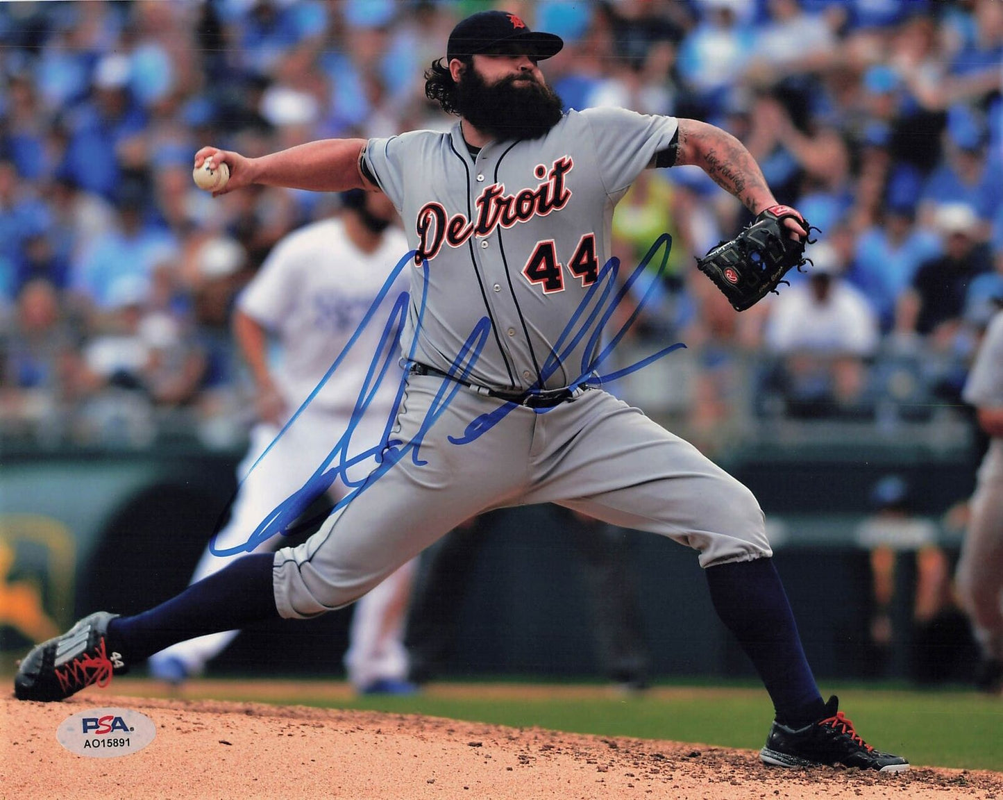 James Chamberlin signed 8x10 photo PSA/DNA Detroit Tigers Autographed