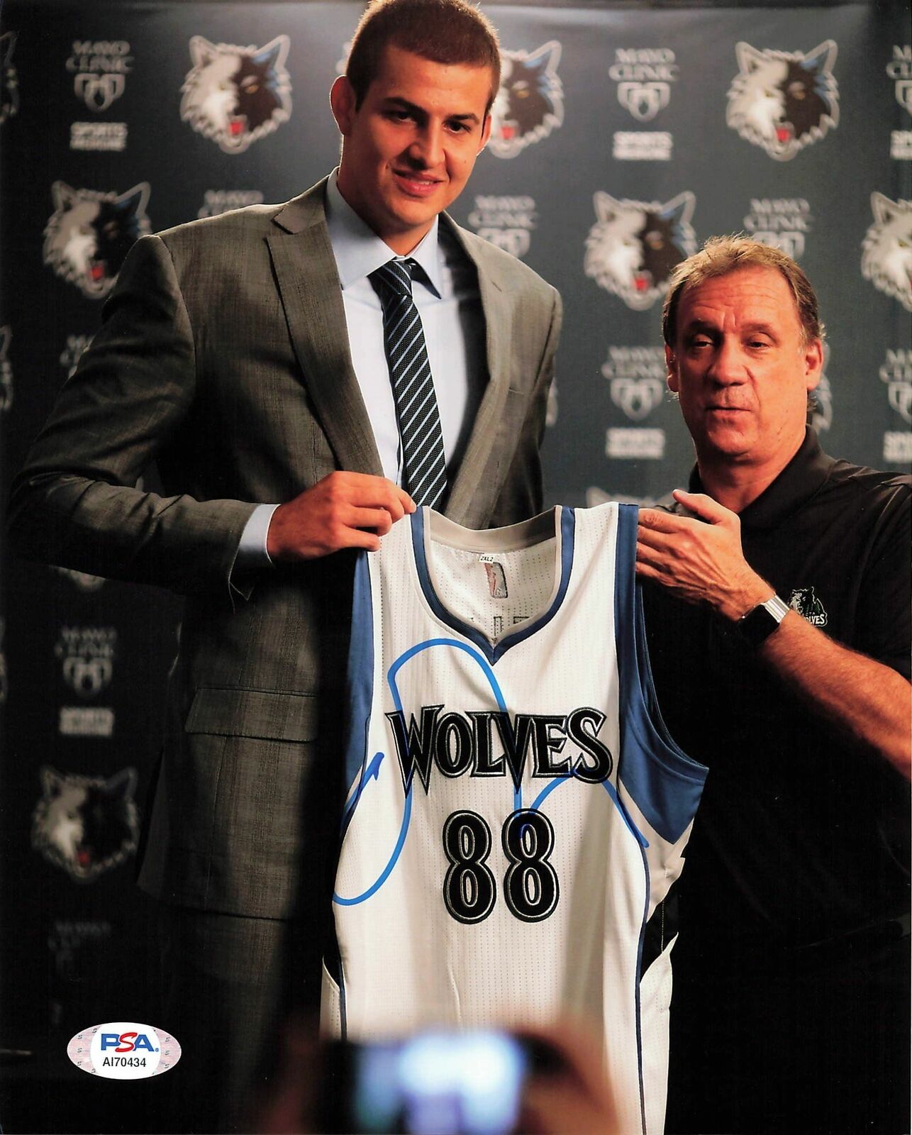 NEMANJA BJELICA signed 8x10 photo PSA/DNA Minnesota Timberwolves Autographed