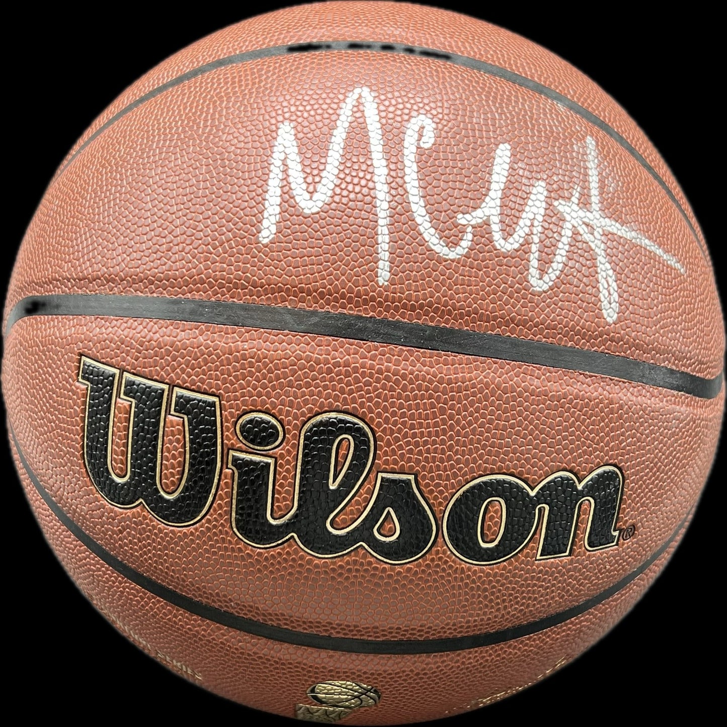 Max Christie Signed Basketball PSA Mavericks