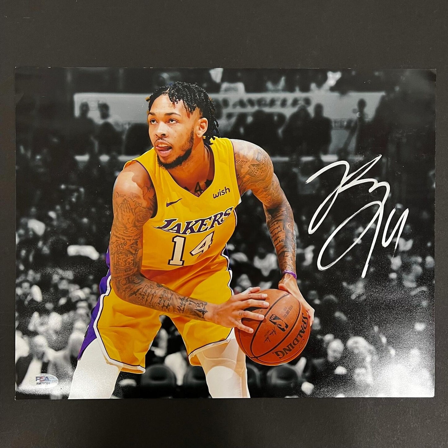 Brandon Ingram signed 11x14 photo PSA/DNA Los Angeles Lakers Autographed