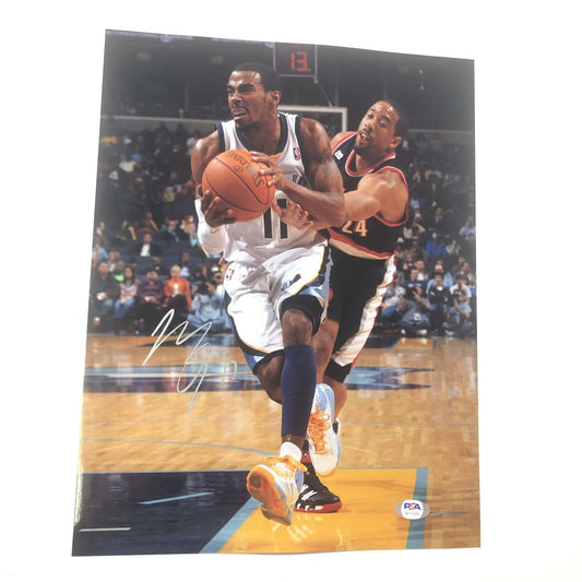 Mike Conley signed 11x14 photo PSA/DNA Memphis Grizzlies Jazz Autographed