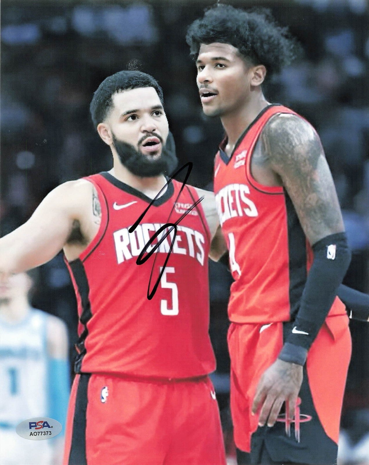 Fred Vanvleet Signed Photo Photo PSA Houston Rockets