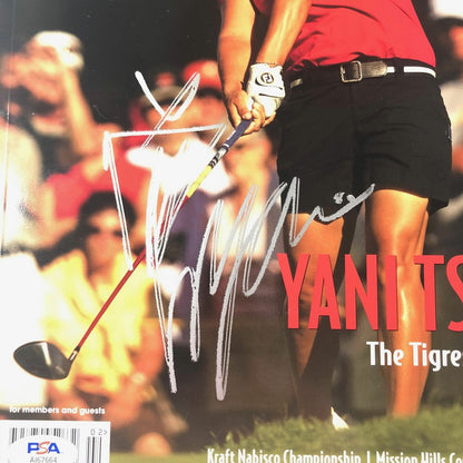 Yani Tseng signed Desert Golf Magazine PSA/DNA Autographed