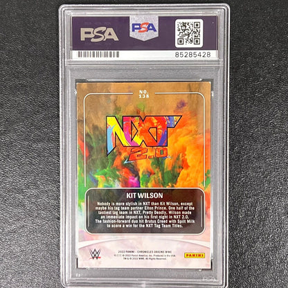 2022 Panini Chronicles Origin #138 Kit Wilson Signed Card PSA/DNA Slabbed AUTO W