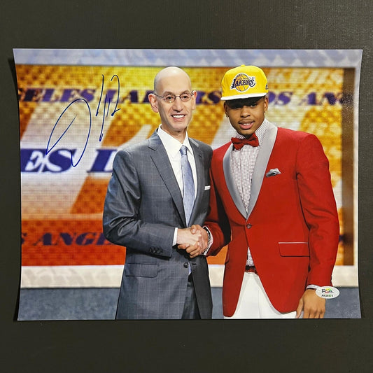 D'Angelo Russell signed 11x14 Photo PSA Los Angeles Lakers Autographed